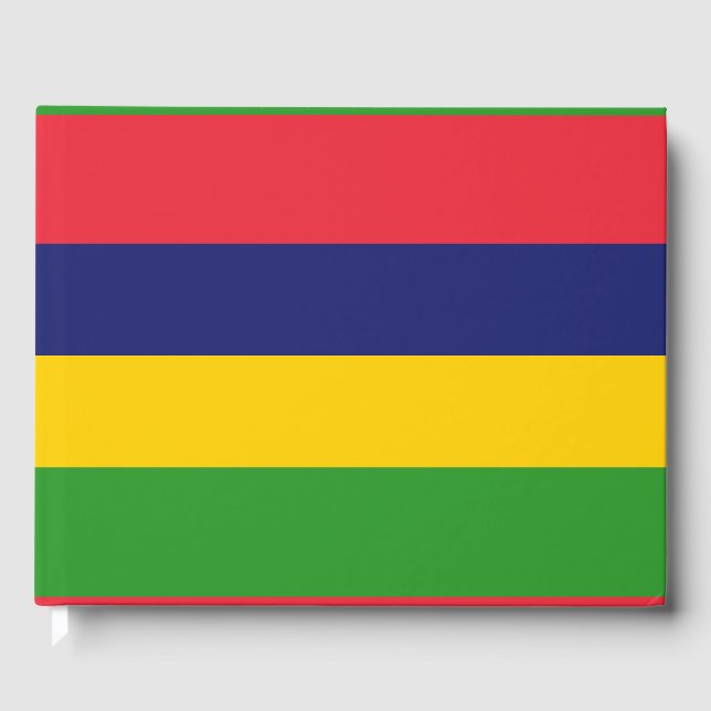 Livre D'or Drapeau mauricien (Recto)