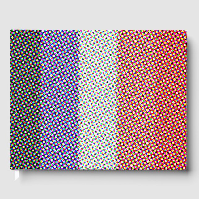 Livre D'or Drapeau super Trippy Abstrait Cupioromantic Pride (Recto)