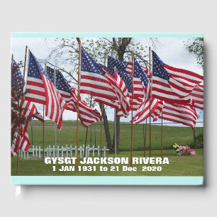 Livre D'or Drapeaux et croix Mémorial militaire