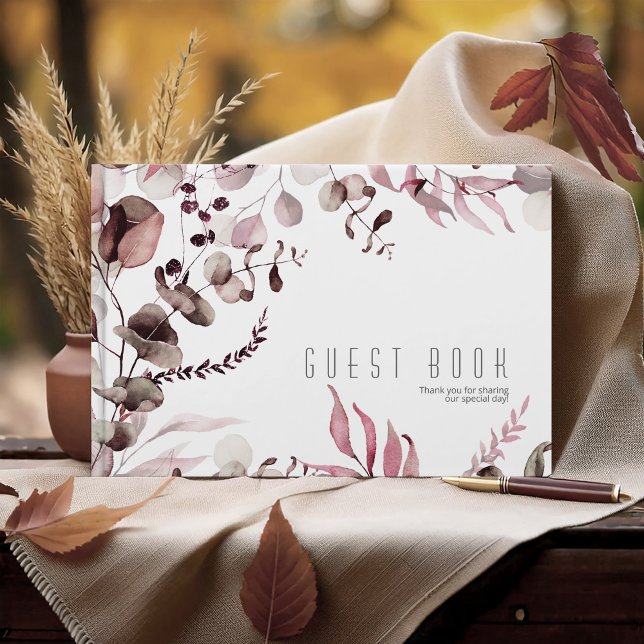 Livre D'or Dreamy Foliage Mariage Bourgogne ID817 (Créateur téléchargé)