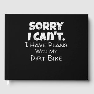 Livre D'or Drôle Dirt Vélo Devis Motocross Racing Motorcycle