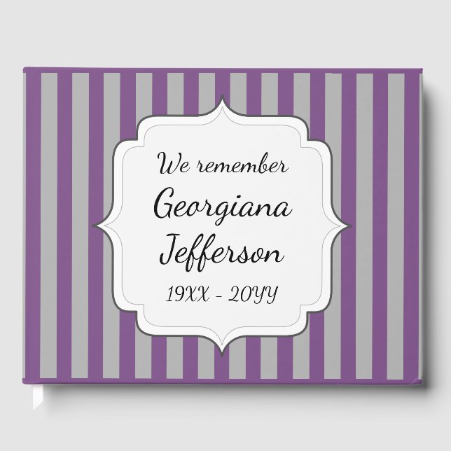 Livre d'or du funéraire (Recto)