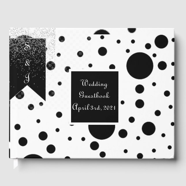 Livre d'or du Mariage Polka Dot (Recto)