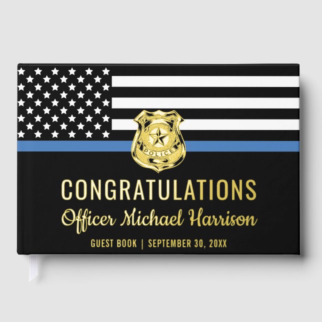 Livre D'or École d'application de la loi des officiers de pol (Recto)