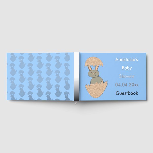 Livre D'or Écouter du lapin de l'oeuf Baby shower bizarre (Complet)