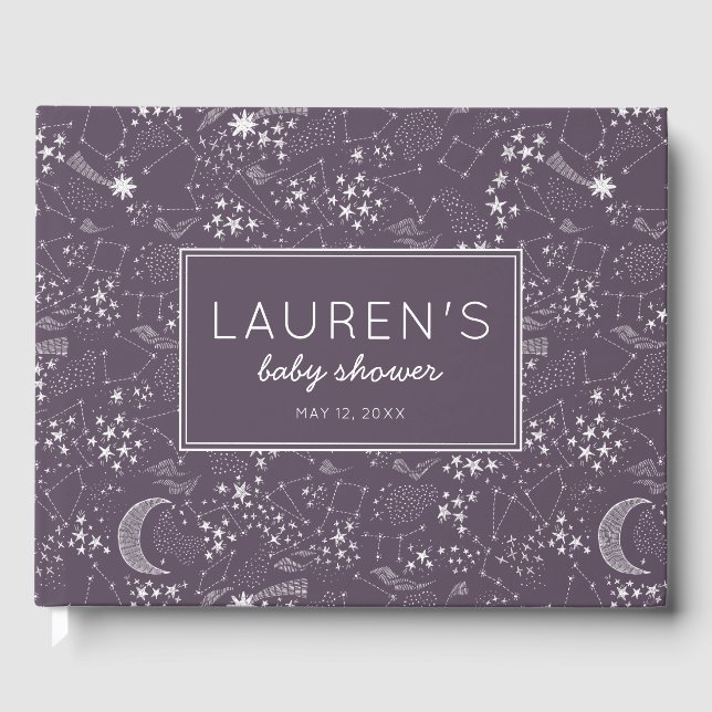 Livre D'or Écrit dans la constellation des étoiles (Recto)