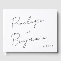 Écriture manuscrite de script moderne Mariage noir