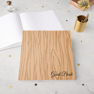 Livre d'or élégant 30 x 30 cm en design de feuille