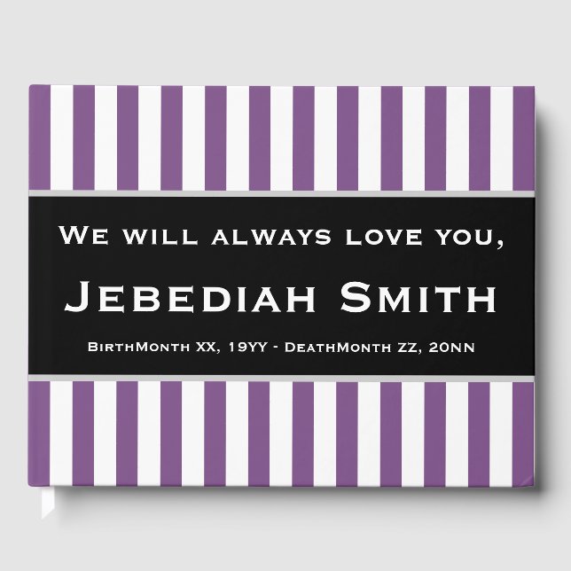 Livre d'or Elegant & Basic Memories (Recto)