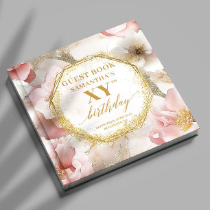 Livre d'or élégant Dusty Pink Ivory
