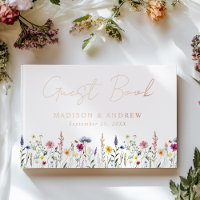 Élégant Fleur sauvage Meadow Photo Mariage