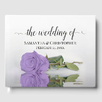 Élégant Lavande à longue tige violet Rose Mariage
