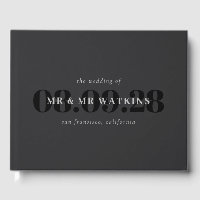 Élégant Mariage de la typographie du charbon