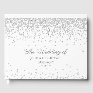 Livre D'or Élégant Mariage de Parties scintillant Diamond Arg
