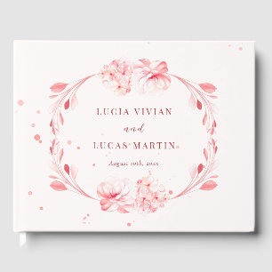Livre D'or Élégant Mariage de rêve rose Sakura sans faute
