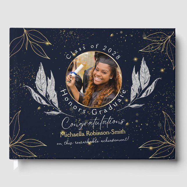 Livre d'or Elegant Navy (Recto)