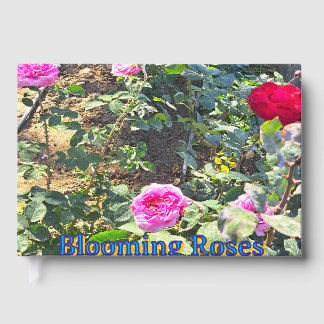 Livre d'or Élégant Roses Roses et Rouges