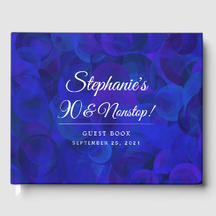 Livre D'or Elégant Royal Blue 90 et fête d'anniversaire sans