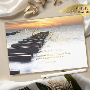 Livre D'or Élégant véritable huile dans l'amour Mémoire Sunse