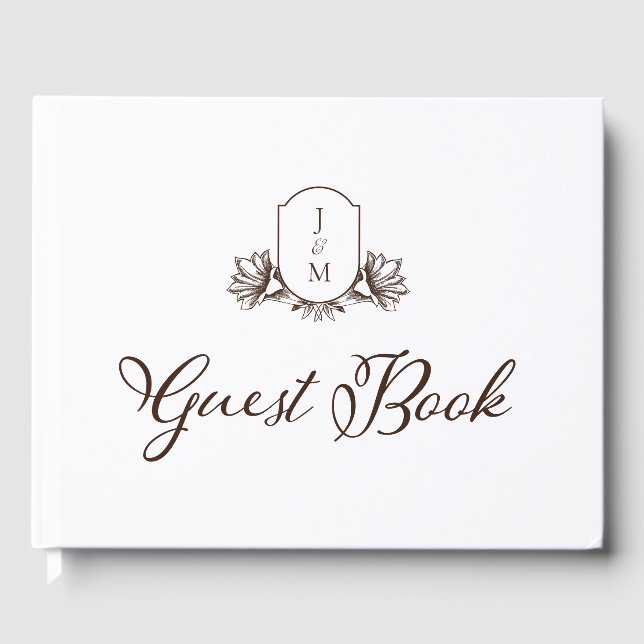 Livre D'or Élégante calligraphie et monographie botanique Cre (Recto)