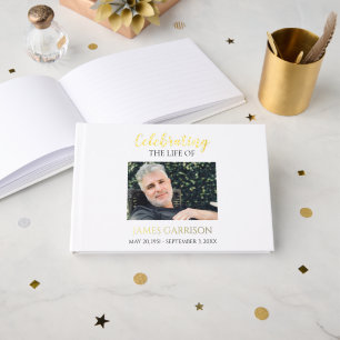 Livre D'or Élégante commémoration de la fête de la vie