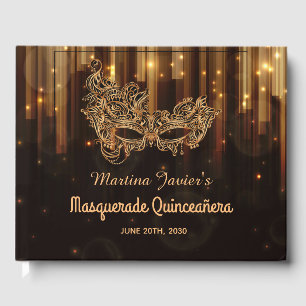 Livre D'or Elégante Masquerade Quinceañera 15e anniversaire