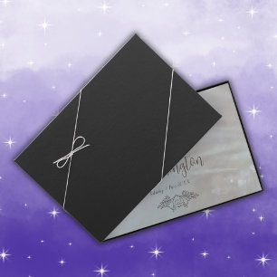 Livre D'or Élégante Mère de Pearl Grey/Lilac Mariage