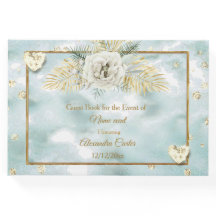 Elégante Monnaie Turquoise Bleu Marbre or Rose Flo