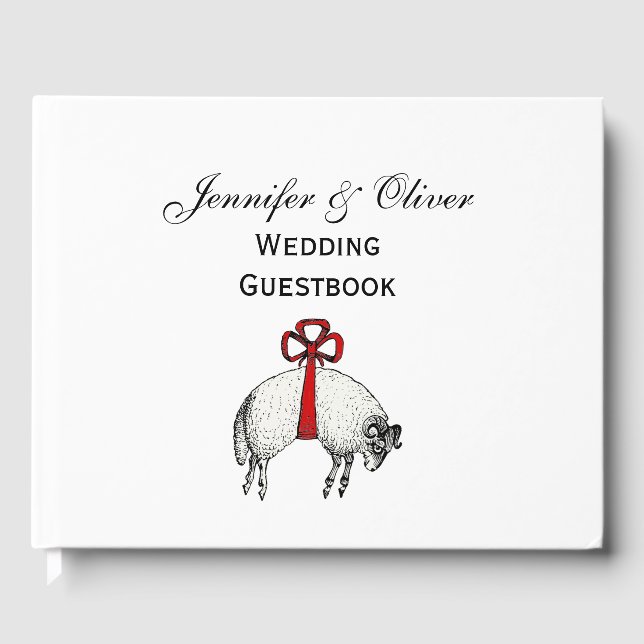 Livre D'or Emblème héraldique en laiton de bélier berceau (Recto)