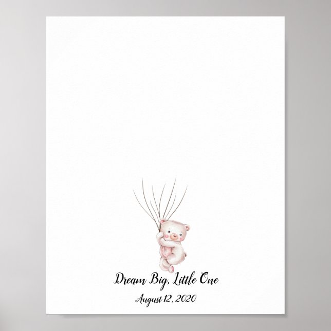 Livre d'or Empreinte de Petit Ours (Devant)