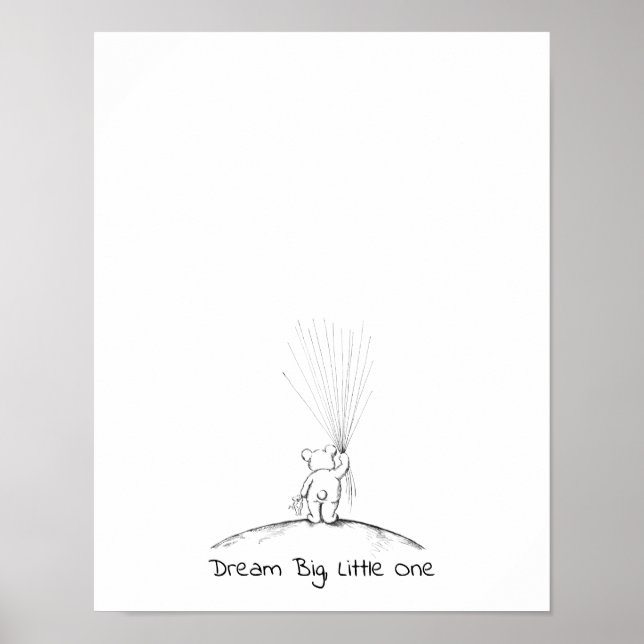 Livre d'or empreinte pouce Ourson (Devant)