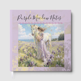 Livre d'or en feuille de notes Purple Meadow