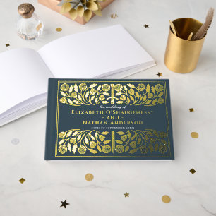 Livre D'or Épée Médiévale Royale de Fantaisie Grise pour Mari
