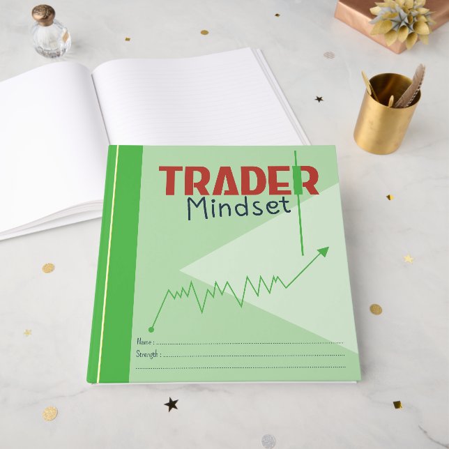 Livre D'or État d'esprit du trader – Trading axé sur la disci (Recto ouvert)