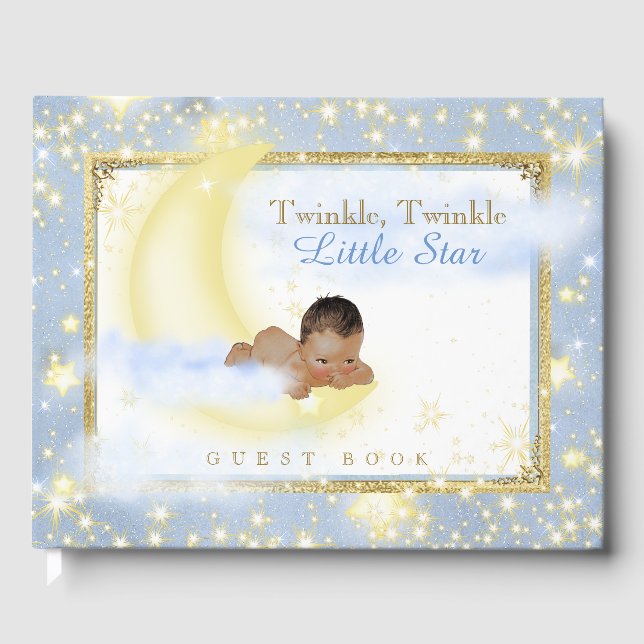 Livre d'or ethnique bébé Twinkle Twinkle Little St (Recto)