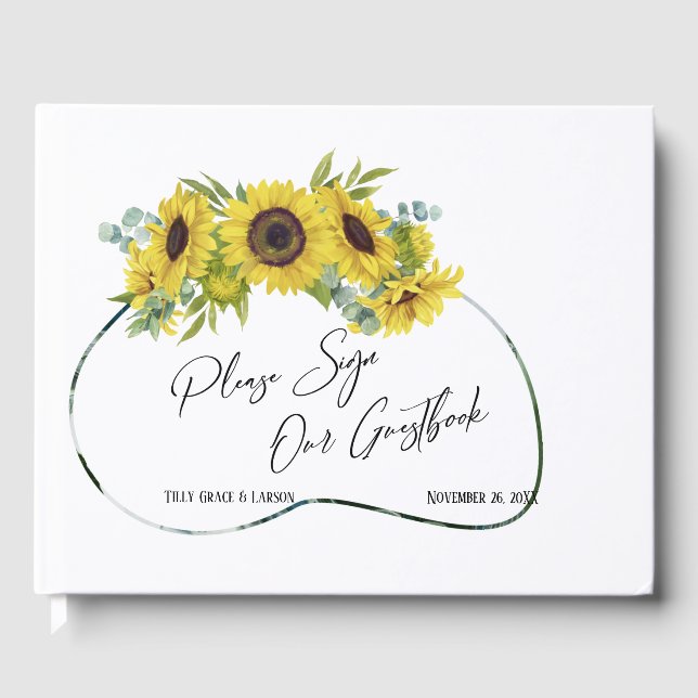 Livre d'or Eucalyptus Tournesols (Recto)