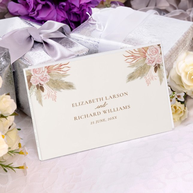 Livre D'or Exotique moderne Boho Mariage tropical (Créateur téléchargé)