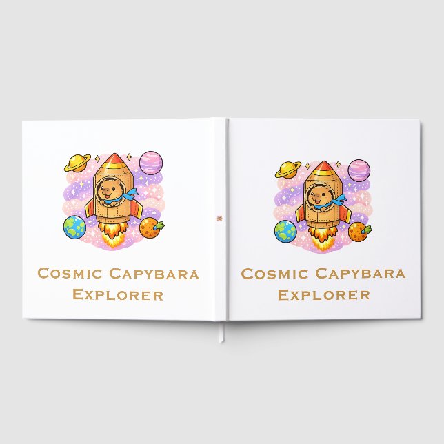 Livre D'or Explorateur Capybara Cosmique (Complet)