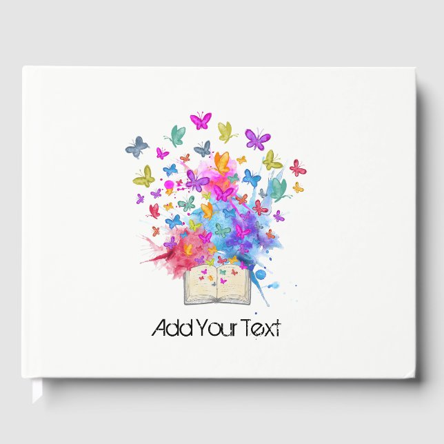 Livre D'or Explosion de papillons (Recto)