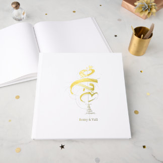Livre D'or Faire-part de mariage minimaliste Japandi MAHABAH