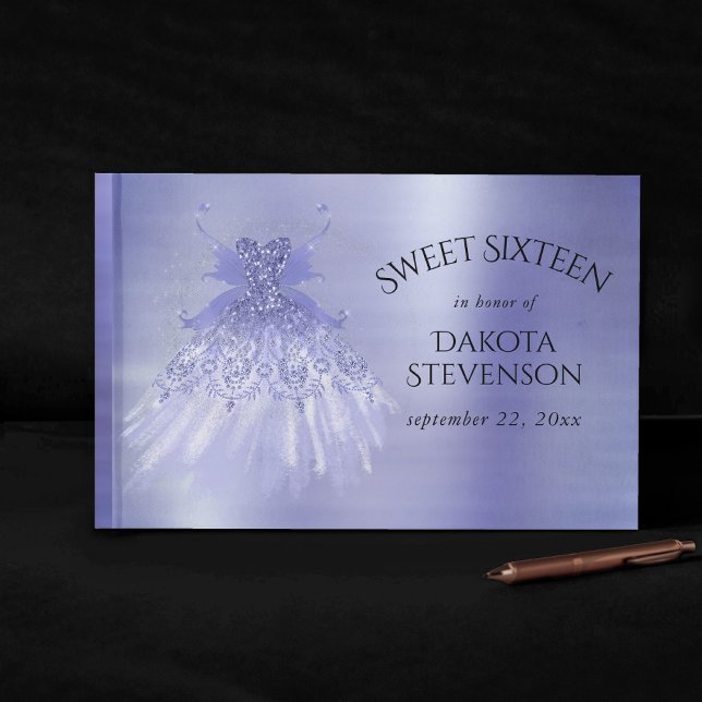 Livre D'or Fairy Wing Lavender Gown | Fleur d'iridescente vio (Créateur téléchargé)