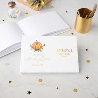 Livre D'or Fall Little Pumpkin Baby Shower