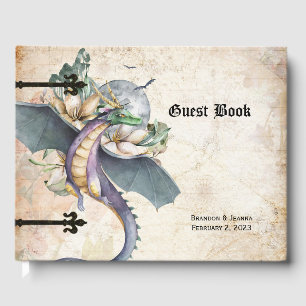 Livre D'or Fantastique Dragon Conte de fées