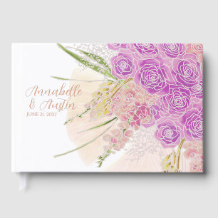 Livre D'or Fard à joues La Boca Rosa rose clair et nœud papil