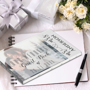 Livre D'or Faux Vellum   Notre Mariage   Photo Guest Book