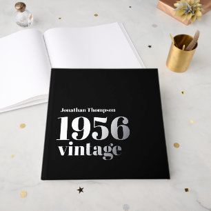 Livre D'or Fête d'anniversaire 70 ans Nom masculin vintage 19
