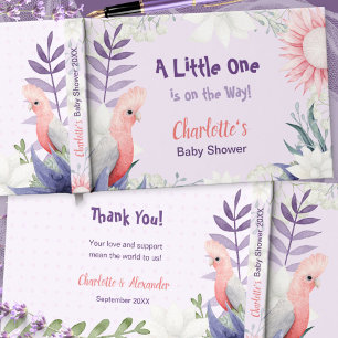 Livre D'or Fête de Naissance Bébé Lavande Fantaisiste Petit B