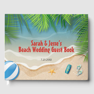 Livre D'or Fête de plage d'été tropical