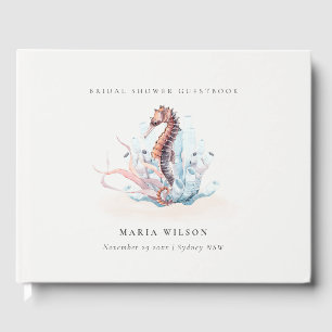 Livre D'or Fête des mariées de corail d'algues sous-marines