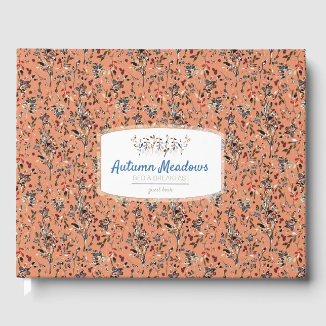 Livre D'or Feuille Berries Orange Elégante location vacances (Recto)